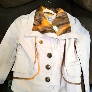 NWT Seandara small embellished fall jacket